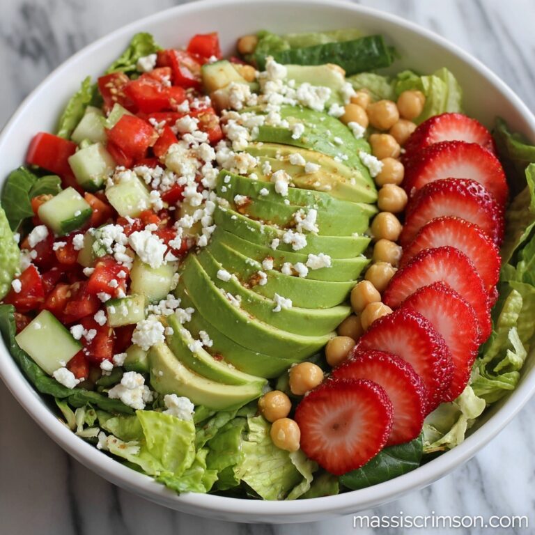 Fresh Chopped Salad with Chickpeas, Feta, and Avocado Recipe