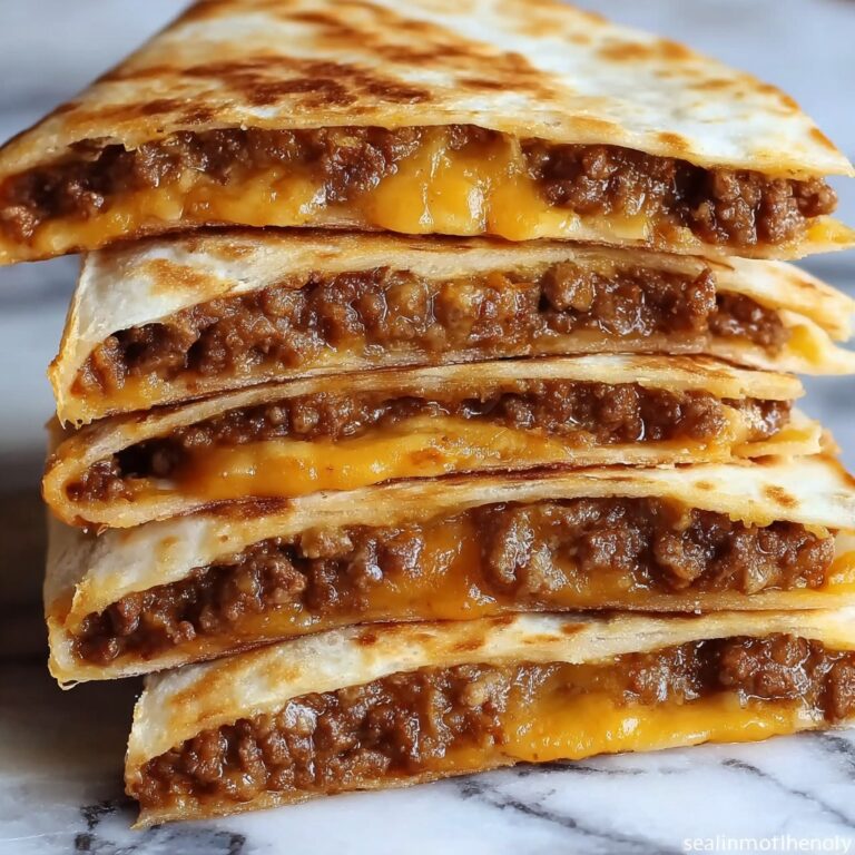 Cheesy Ground Beef Quesadillas Recipe