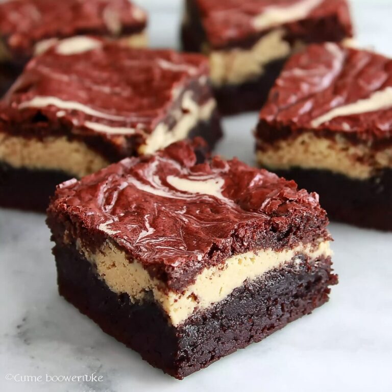 Red Velvet Brownies with Cream Cheese Swirl Recipe