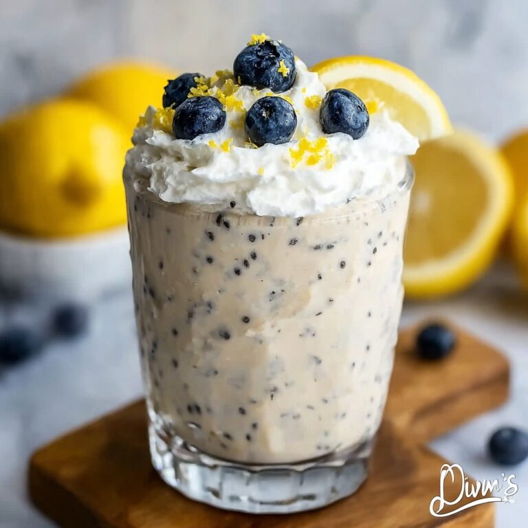 Vegan Lemon Poppy Seed Overnight Oats Recipe