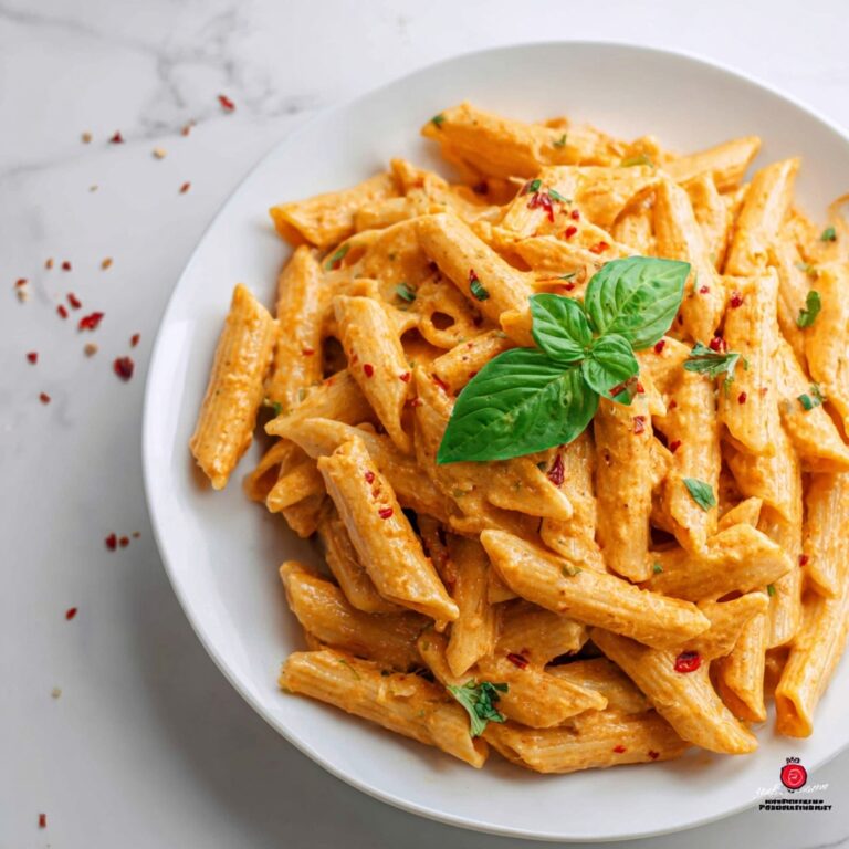 Creamy Roasted Red Pepper Pasta Recipe