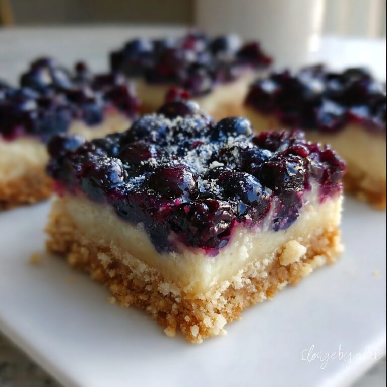 Blueberry Lemon Pie Bars: 7 Zesty Bites of Happiness Recipe