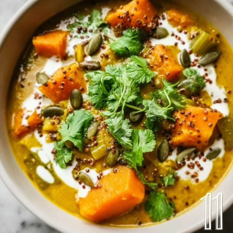 Spiced Sweet Potato Lentil Soup Recipe