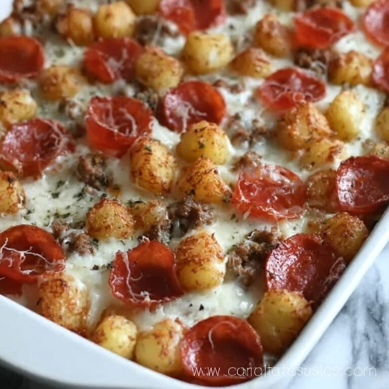 Pizza Tot Casserole Recipe