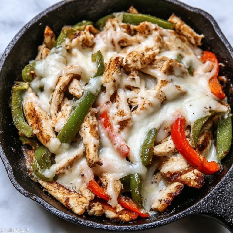 Chicken Cheesesteak Skillet Recipe