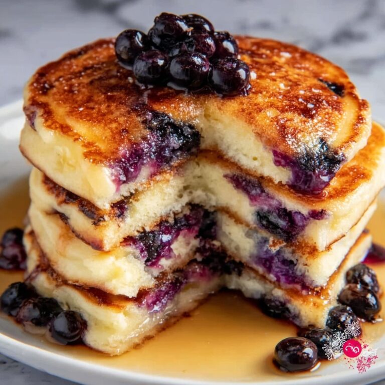 Fluffiest Blueberry Pancakes Recipe