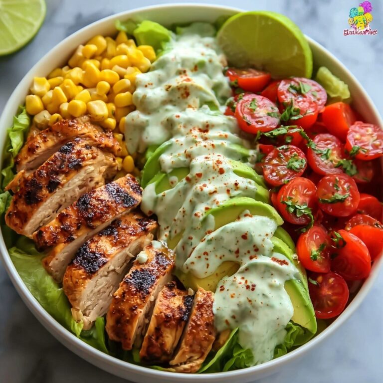 Grilled Chicken & Avocado Salad Bowl Recipe
