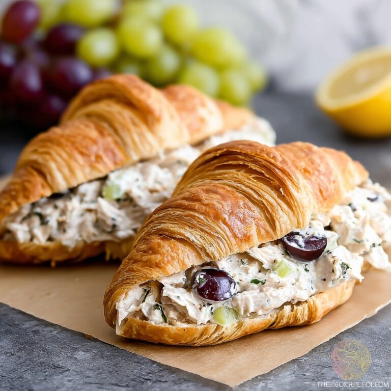 Chicken Salad Croissant Sandwiches Recipe
