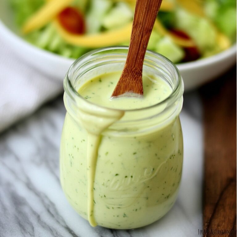 Light Creamy Tomatillo Dressing Recipe