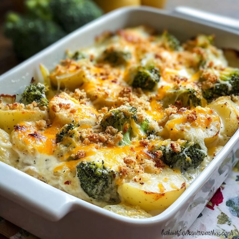 Baked Potato Chicken and Broccoli Casserole Recipe