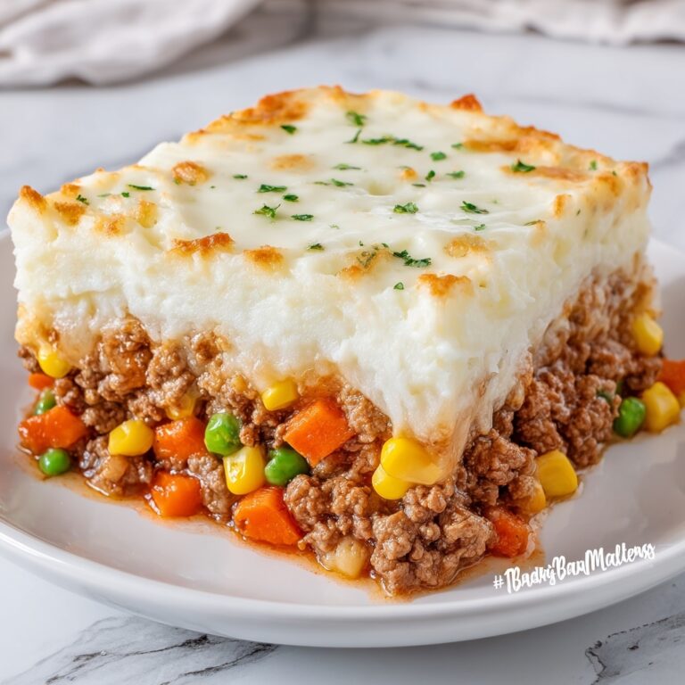 Healthy Shepherd’s Pie with Turkey, Cauliflower, and Parmesan Recipe