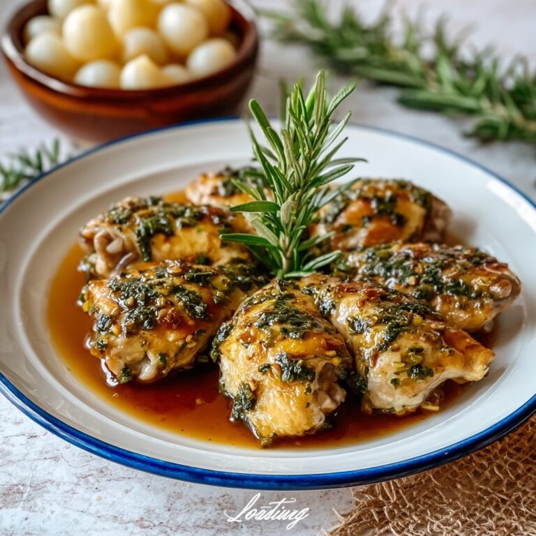 Braised Rabbit with Rosemary & Garlic Recipe