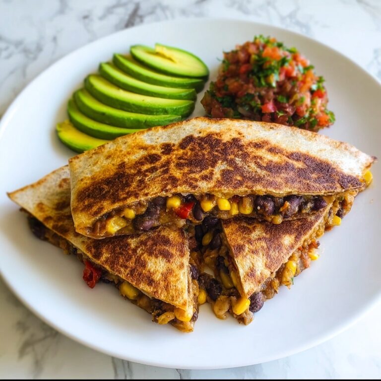 Vegan Gluten-Free Quesadillas with Black Beans and Corn Recipe